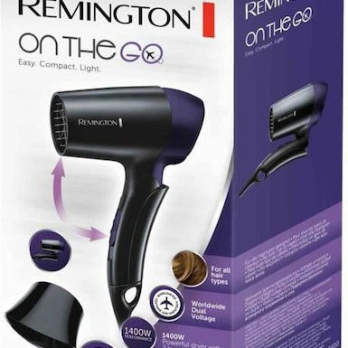 Remington Πιστολάκι Μαλλιών Ταξιδίου 1400W D2400S