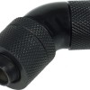 Alphacool 13/10 Compression Fitting 45° Revolvable G1/4 Deep Black