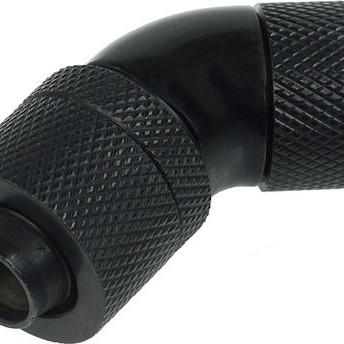 Alphacool 13/10 Compression Fitting 45° Revolvable G1/4 Deep Black