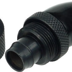 Alphacool 13/10 Compression Fitting 45° Revolvable G1/4 Deep Black