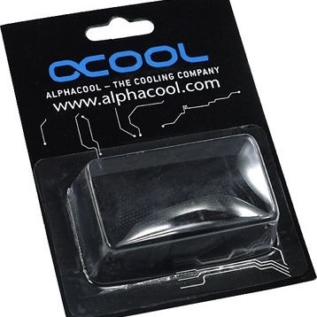 Alphacool 13/10 Compression Fitting 45° Revolvable G1/4 Deep Black