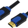 LogiLink HDMI 1.4 Cable HDMI male - HDMI male 5m Μπλε