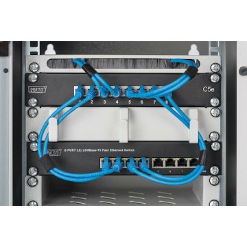 Digitus Επιτοίχια Καμπίνα Rack 6U 31.2x30x33cm Λευκό DN-10-05U-1