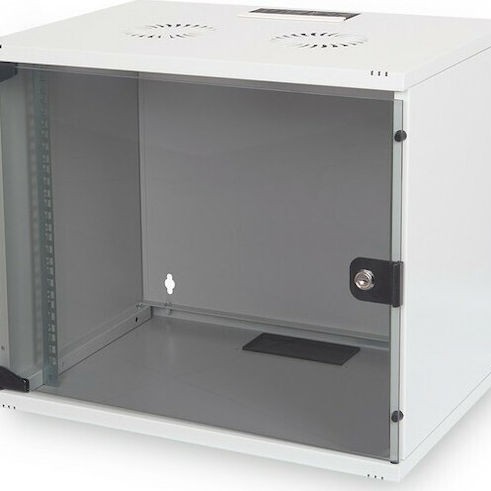 Digitus Επιτοίχια Καμπίνα Rack 9U 54x40x46cm Γκρι DN-19 09-U-S-1