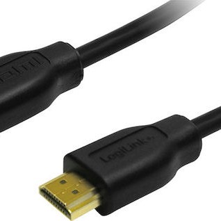 LogiLink HDMI 1.4 Cable HDMI male - HDMI male 2m Μαύρο