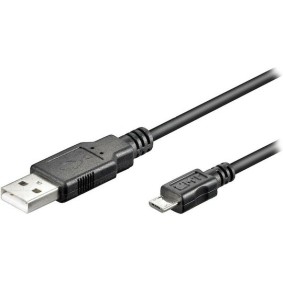 Goobay Regular USB 2.0 to micro USB Cable Μαύρο 1.8m (93181)