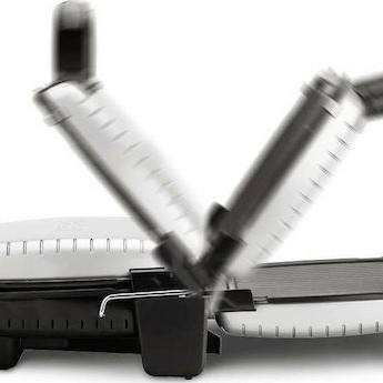 Tefal Ultra Compact 600 Comfort Τοστιέρα Γκριλιέρα με Αποσπώμενες Πλάκες 2000W Inox