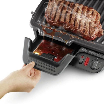 Tefal Ultra Compact 600 Comfort Τοστιέρα Γκριλιέρα με Αποσπώμενες Πλάκες 2000W Inox