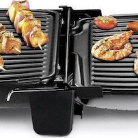 Tefal Ultra Compact 600 Comfort Τοστιέρα Γκριλιέρα με Αποσπώμενες Πλάκες 2000W Inox