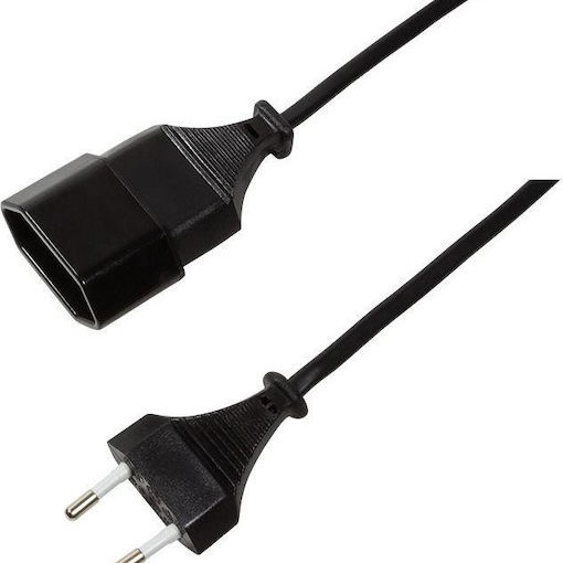 LogiLink Euro - Euro Cable 2m Μαύρο (CP123)