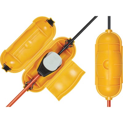 Brennenstuhl Ηλεκτρολογικό Κουτί Εξωτερικής Τοποθέτησης IP44 Αδιάβροχο για Σύνδεση Πρίζας IP44 σε Πορτοκαλί Χρώμα