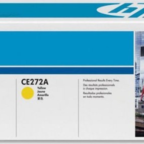 HP 650A Γνήσιο Toner Laser Εκτυπωτή Κίτρινο 15000 Σελίδων (CE272A)