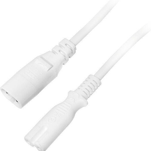 LogiLink IEC C8 - IEC C8 Cable 2m Λευκό (CP132)