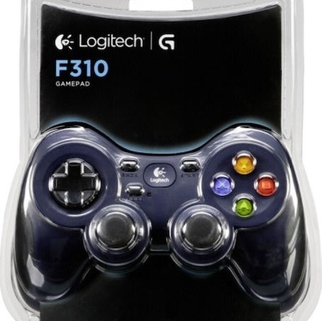 Logitech F310 Ενσύρματο Gamepad για PC Μπλε