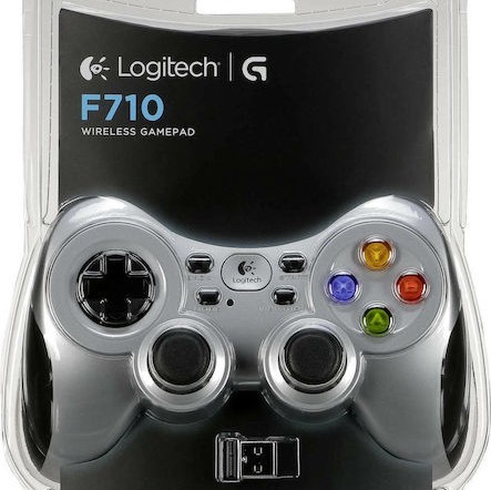 Logitech F710 Ασύρματο Gamepad για PC Γκρι
