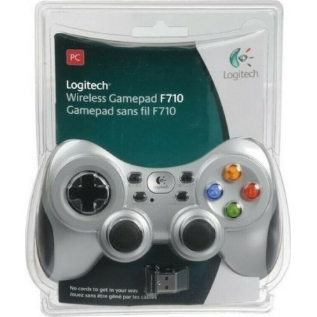 Logitech F710 Ασύρματο Gamepad για PC Γκρι