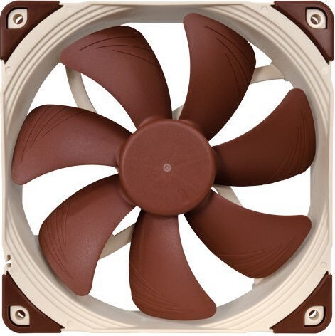 Noctua NF-A14 Case Fan 140mm με Σύνδεση 4-Pin PWM Καφέ