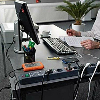 Brennenstuhl Πολύπριζο Ασφαλείας 8 Θέσεων με Διακόπτη και Καλώδιο 3m Γκρι