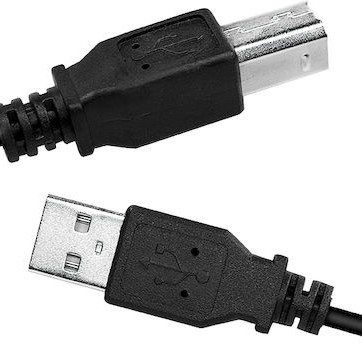 LogiLink USB 2.0 Cable USB-A male - USB-B male Μαύρο 2m (CU0007B)