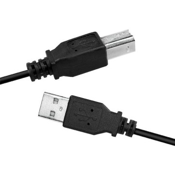 LogiLink USB 2.0 Cable USB-A male - USB-B male Μαύρο 2m (CU0007B)