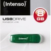 Intenso Rainbow Line 8GB USB 2.0 Stick Πράσινο