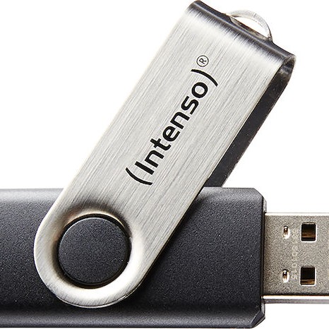 Intenso Basic Line 8GB USB 2.0 Stick Ασημί