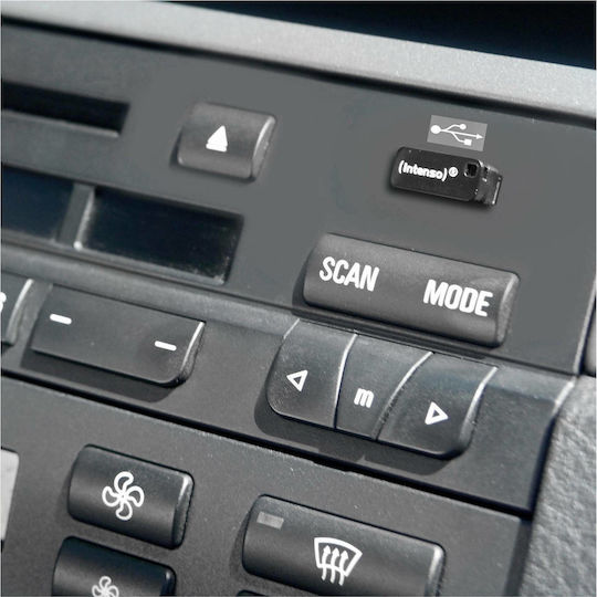 Intenso Micro Line 8GB USB 2.0 Stick Μαύρο