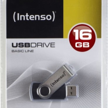 Intenso Basic Line 16GB USB 2.0 Stick Ασημί