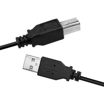 LogiLink USB 2.0 Cable USB-A male - USB-B male Μαύρο 3m (CU0008B)