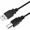 LogiLink USB 2.0 Cable USB-A male - USB-B male Μαύρο 3m (CU0008B)