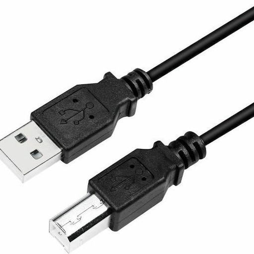 LogiLink USB 2.0 Cable USB-A male - USB-B male Μαύρο 3m (CU0008B)