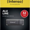 Intenso Alu Line 32GB USB 2.0 Stick Γκρι