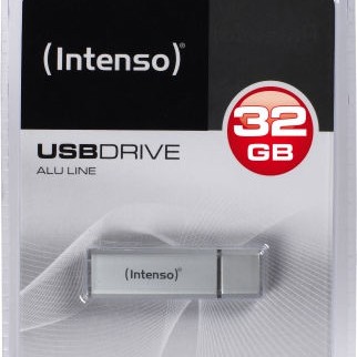 Intenso Alu Line 32GB USB 2.0 Stick Ασημί