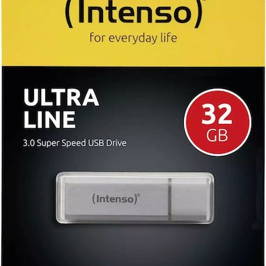 Intenso Ultra Line 32GB USB 3.0 Stick Γκρι