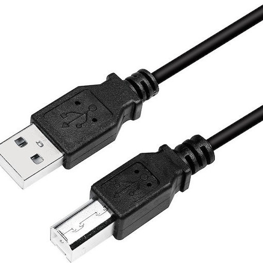LogiLink USB 2.0 Cable USB-A male - USB-B male Μαύρο 5m (CU0009B)
