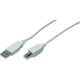 LogiLink USB 2.0 Cable USB-A male - USB-B male Μαύρο 5m (CU0009B)