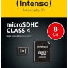 Intenso microSDHC 8GB Class 4 Default Speed με αντάπτορα
