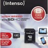 Intenso microSDHC 8GB Class 10 High Speed με αντάπτορα