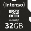 Intenso microSDHC 32GB Class 4 Default Speed με αντάπτορα