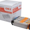 OKI 44968301 Γνήσιο Multipack Drum Laser Εκτυπωτή Κίτρινο/Κυανό/Ματζέντα/Μαύρο 4τμχ