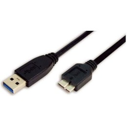 LogiLink Regular USB 3.0 to micro USB Cable Μαύρο 1m (CU0026)