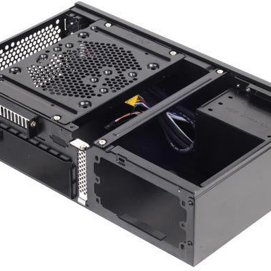 Silverstone ML05B Home Theater Κουτί Υπολογιστή Μαύρο