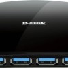 D-Link USB 3.0 Hub 4 Θυρών με σύνδεση USB-A και Εξωτερική Παροχή Ρεύματος