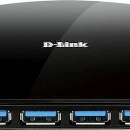 D-Link USB 3.0 Hub 4 Θυρών με σύνδεση USB-A και Εξωτερική Παροχή Ρεύματος