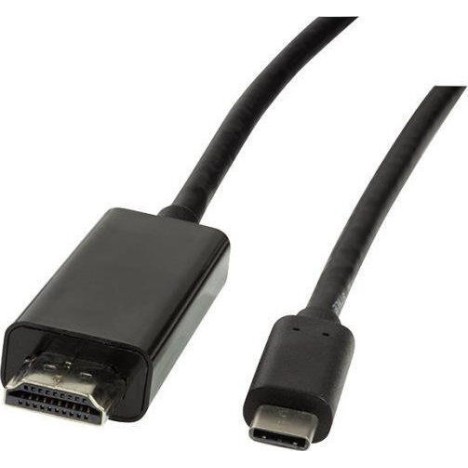 LogiLink HDMI 2.0 Cable HDMI male - USB-C male 3m Μαύρο