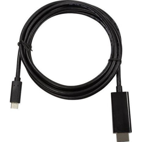 LogiLink HDMI 2.0 Cable HDMI male - USB-C male 3m Μαύρο