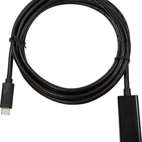 LogiLink HDMI 2.0 Cable HDMI male - USB-C male 3m Μαύρο