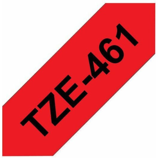 Brother P-touch Ταινία Ετικετογράφου σε Μαύρο Χρώμα