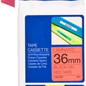 Brother P-touch Ταινία Ετικετογράφου σε Μαύρο Χρώμα