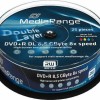 MediaRange Εγγράψιμα DVD+R 8x Dual Layer Printable 8.5GB Cake Box 25τμχ